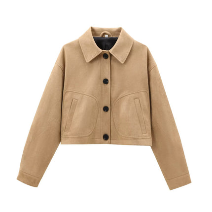 Cross-Border Export Aliexpress Hot New Product Export Women's Clothing Wholesale Zr Now Pure Leather Short Jacket Jacket