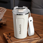 510ml / Macaron white-smart cover