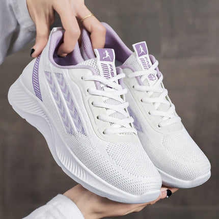 Shoes Women's Spring New Cross-border Women's Shoes Shoes Mesh Breathable sneaker Soft Sole Comfortable Casual Running Shoes