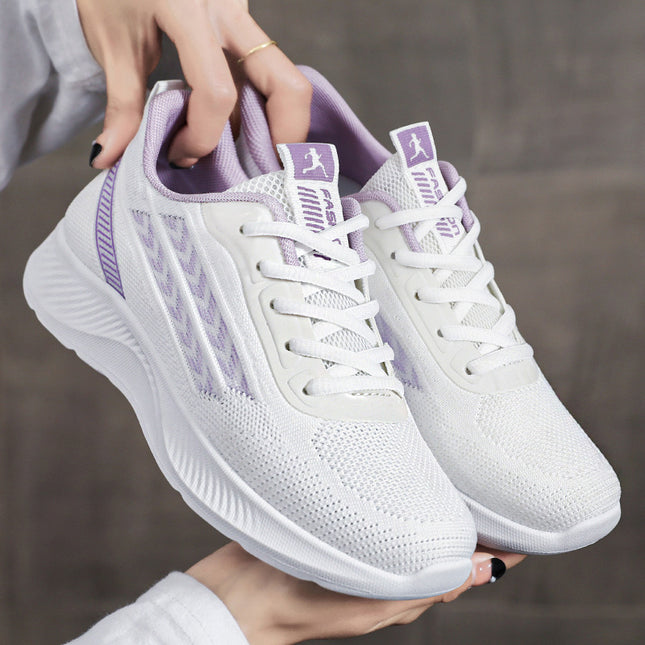 Shoes Women's Spring New Cross-border Women's Shoes Shoes Mesh Breathable sneaker Soft Sole Comfortable Casual Running Shoes