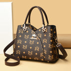 Big M Brown + kangaroo handbag + card bag + sachet