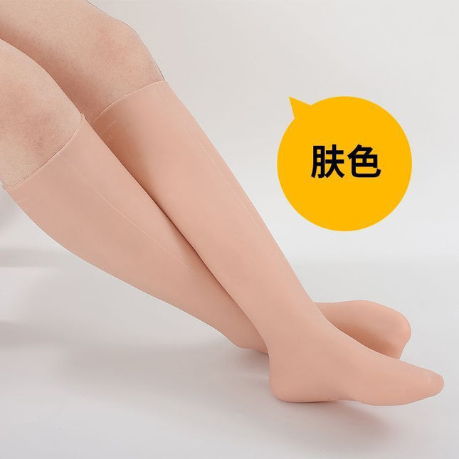 Long Tube Full-Foot Moisturizing Waterproof Anti-Cracking Silicone Socks for Men and Women, Foot Protectors, Heel Foot Mask, Moisturizing Foot Care