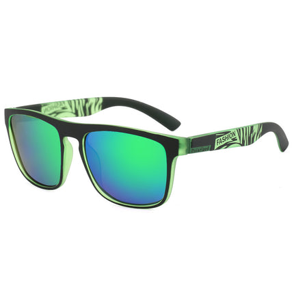 Polarized Elastic Paint Real Film Sunglasses Outdoor Beach Men's Sunglasses Fishing Mountaineering Glasses Anti-UV New