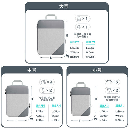 Travel Cosmetics Bag Compressible Foldableable Cosmetics Bag Storage Set Mesh Visible Suitcase Trolley Case Organizer Bag