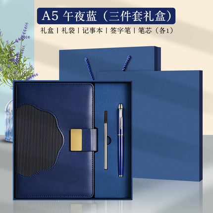 The new a5 business notebook sub-suit can be customized logo high value enterprise activities hand gift box