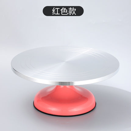 Aluminum Alloy cake turntable new baking tools DIY birthday cake turntable mold non-slip decorating table utensils