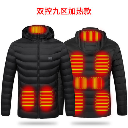 Heated Cotton Clothing for Winter in District 249, District 11, District 19, Smart Heated Cotton Jacket, Unisex Heated Clothing Jacket