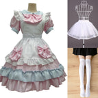 005 pink + white socks + small bustle / S