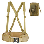 Belt + waistband + strap + waist bag (khaki)