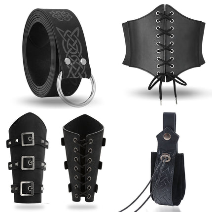 Medieval Retro Fashion Tight Wide Girdle Women's Drawstring Belt European and American Palace Girdle Drop Shipping