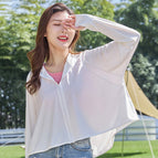 Frost cloud white (free uv protection test card) / M one size fits all [suitable for 50-70kg years old]