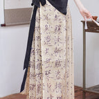 Calligraphy horse skirt / 3XL