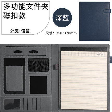 Multifunctional Document Information Booklet, Information Folder, Leather Manager Folder, Single Book