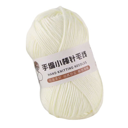 10 Strands of Hand-Knitted Small Stick Needles, Medium-Thick Woolen Knitting Wool, Hand-Knitted Men's and Women's Hats and Scarf Threads Wholesale