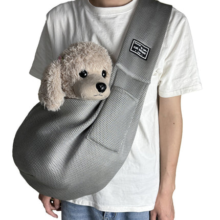 Amazon's Best-Selling Mesh Summer Foldable Shoulder Pet Bag Large Capacity Breathable Portable Travel Cross-Body Cat Bag