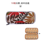 10 grid large-color leaf white background