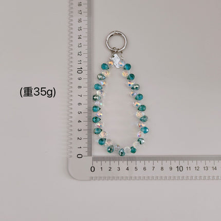 Phone Lanyard Ins Style Light Luxury Crystal Phone Holder Chain Niche Exquisite Camera Strap Accessory Keychain