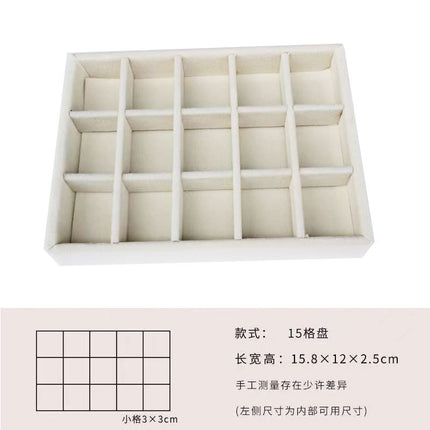[Jewelry storage artifact] factory direct jewelry storage box jewelry storage plate earrings ring storage finishing