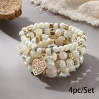 Xhy312 Hollow Heart Beige