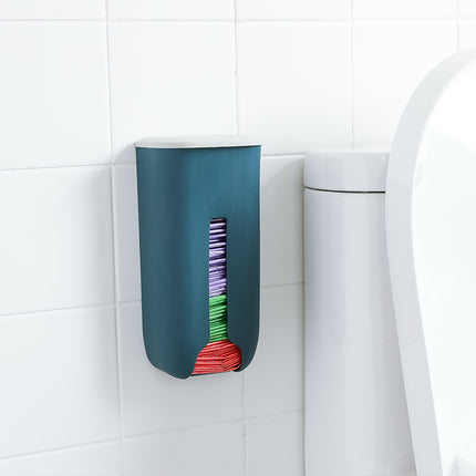 Punch-free Kitchen Flip Garbage Bag Storage Box Plastic Bag Organize Storage Box Bag Rectable Wall-mounted Storage