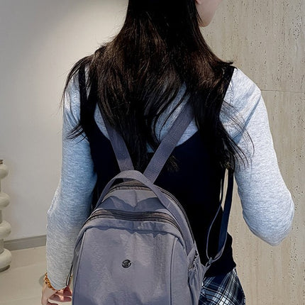 Cross-border Women's Backpack 2025 Spring New Leisure Travel Backpack Lightweight Simple Nylon Portable Student Bag