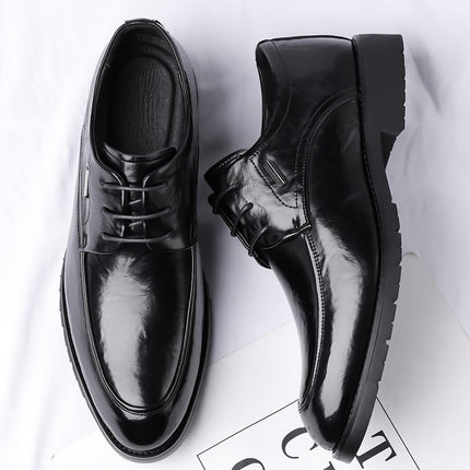 Summer men's leather sandals business casual men's hollow trend pointed leather shoes breathable non-slip men's shoes wholesale