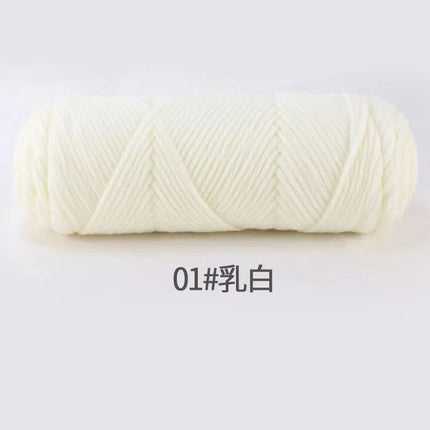 8 strands milk cotton eight strands lover cotton handmade diy material coated wool scarf hat hook shoes medium thick wool ball
