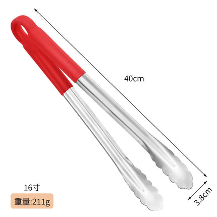 Thickened 304 Stainless Steel Barbecue Clip Hemp Glue Clip Anti-scalding Food Clip Food Clip Multi-purpose Labor-saving Practical Clip