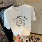 White [Three Rabbits-Black]] / 3XL