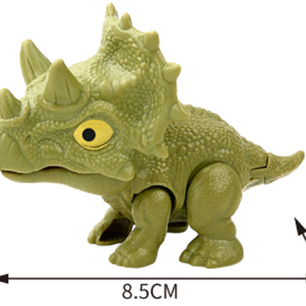 Cross-border Hot Finger-biting Dinosaur Toy Finger-biting Dinosaur Pterosaur Model Joint Movable Mini Dinosaur Gashapon Machine