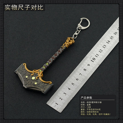 God of War Thor Thor Thor Hammer Weapon Kratos Exile Blade Kratos Chaos Blade Alloy Model Toy