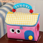 2#Pink-cute house cosmetic bag