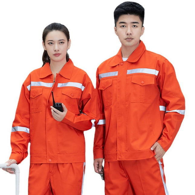 Spring, Autumn and Winter Sanitation Work Clothes Suit, Cotton-Padded Clothes, Reflective Clothes, Cleaning Road Maintenance Workers' Work Clothes, Cotton-Padded Jackets, Labor Protection Clothes