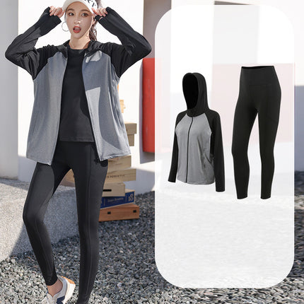 Yoga Clothes Plus Size Spring and Summer Suit for Women 2025 Running Loose Casual Sports Gym Morning Run Fashion New Style