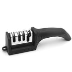 All black four-stage knife sharpener (pp bag)