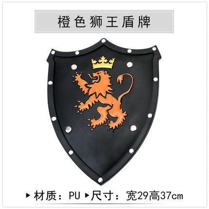 Ancient Roman Samurai Props Medieval Helmet Plastic Weapon Props Greek PU Sword Dagger Shield Knife