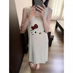 [bowtie cat] tank top dress / M recommendation 40-50kg