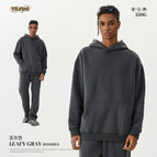 Lek Grey-Hoodie Sweatshirt / S