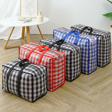 Moving Bag, Tote Bag, Moving Packing Bag, Woven Bag, Luggage Bag, Quilt Large Bag, Student Dormitory Storage Organizer