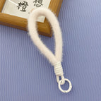 Plush lanyard / Light pink