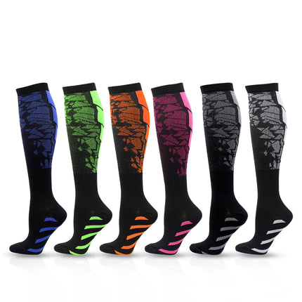 Amazon sports compression socks women summer sports professional stockings running calf socks elastic compression socks wholesale