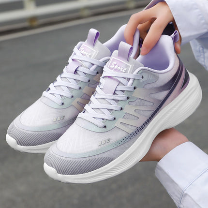 Sports Shoes, Spring Women's Breathable Mesh Shoes, Trendy Single Shoes, Outdoor Lightweight Running Shoes, Casual and Versatile Women's Shoes