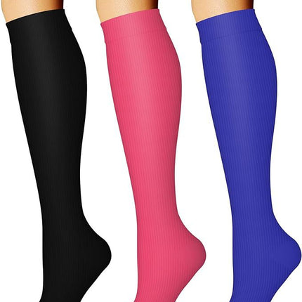 3 pairs of series cross-border sports compression socks stockings calf socks compression socks jump rope elastic socks riding socks