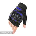Upgraded half finger blue / One size fits all