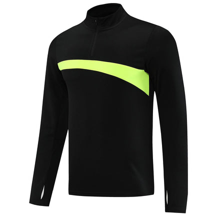 Foreign trade wholesale semi-pull football uniforms training clothes outdoor sports running long sleeve sportswear autumn and winter group clothes appearance clothes