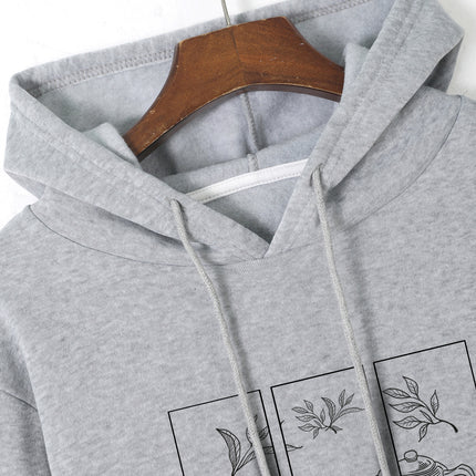 Fashion Joker Hoodie College Style Alphabet Print
