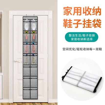 Cross-border Hot Sale 24-door Hanging Bag Storage Bag Storage Bag Shoes Storage Bag Multi-layer Grid Storage Hanging Bag