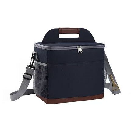 Factory Direct Sales Large-Capacity Insulated Bag Portable Shoulder Lunch Bag Portable Lunch Bag Thermal Insulation Cold Preservation Ice Bag