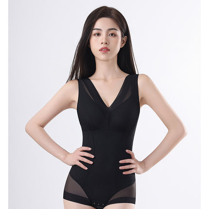 "Patented Products" Body Shaping Jumbo with Chest Pad Belly Tight Waist Beauty Women's Underwear Shaping Thin Hip-lifting