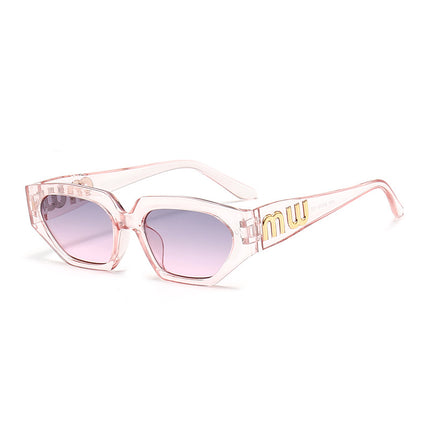 American New Style Sunglasses European and American Ins Internet Popular Punk Hip Hop Sunglasses Round Face Men and Women Retro Fashionable Sunglasses
